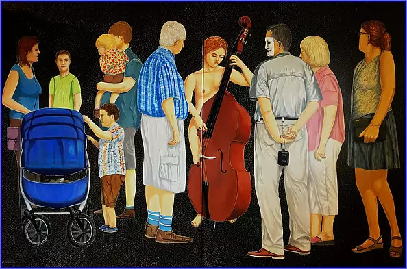 Marian Wiekiera - Cycle (29) "Quelle est cette file d'attente derrière"