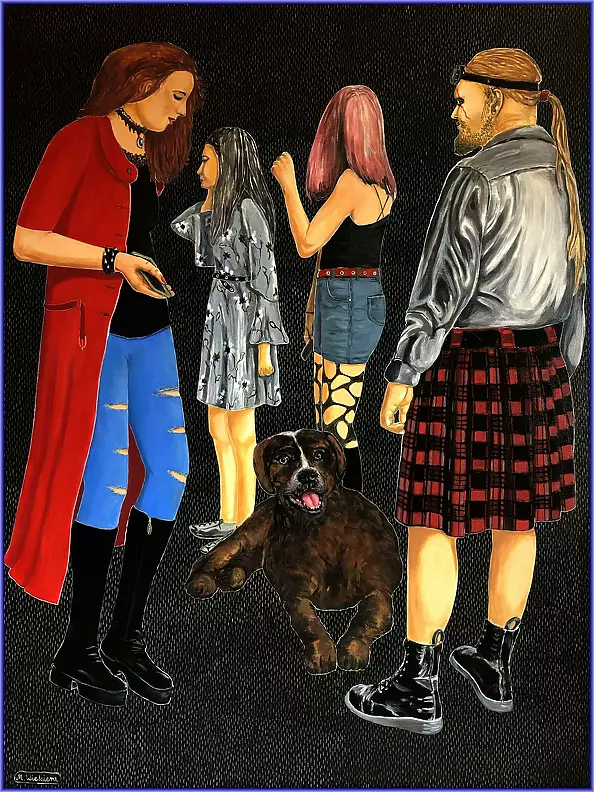 Marian Wiekiera - Cycle (31) "What's This Queue Behind"'