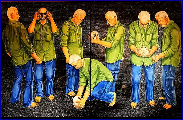 Marian Wiekiera - Cycle (37) "What's This Queue Behind"'