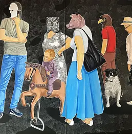 Marian Wiekiera - Series ( 43 ) " What is this queue for ,,