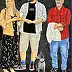 Marian Wiekiera, Cycle (50) '' What This Queue Stands For '', Acrylic painting - canvas, 90 x 120