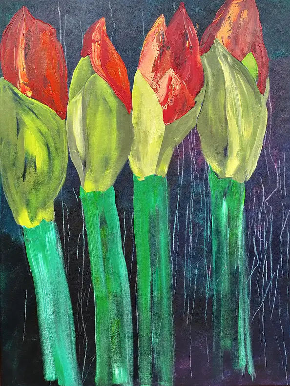 Irena Filipowicz - Flower Cycle. Amaryllis