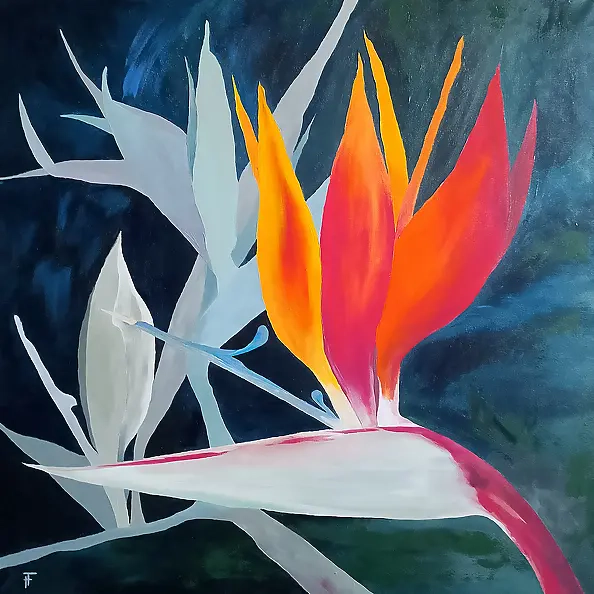 Irena Filipowicz - Flower Cycle. Bird of Paradise