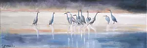 Cecylia Dąbrowska - White herons