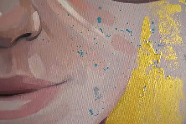 Magdalena Dziejma, Sort de vue 15, Peinture acrylique - toile, 75 x 75