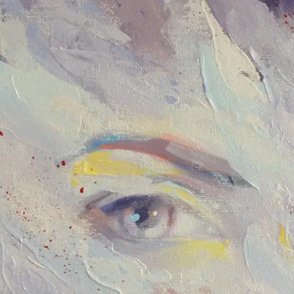 Magdalena Dziejma, Le sortilège de la vision 8, Peinture acrylique - toile, 75 x 75