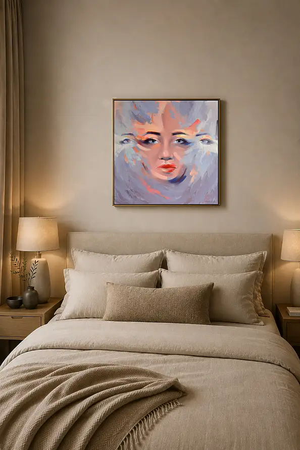 Magdalena Dziejma, Le charme de la vision 9, Peinture acrylique - toile, 75 x 75