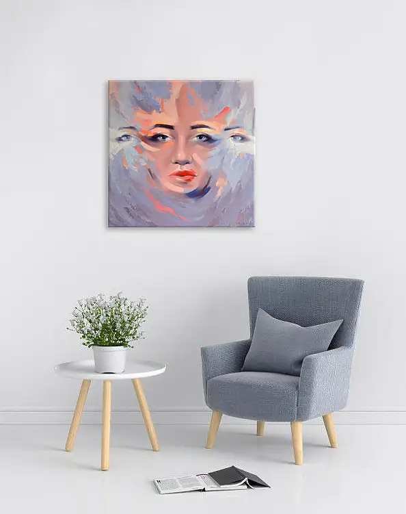 Magdalena Dziejma, Le charme de la vision 9, Peinture acrylique - toile, 75 x 75