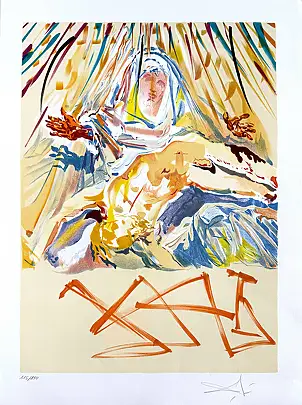 Salvador Dali, Black Madonna, Lithography - paper, 48 x 65