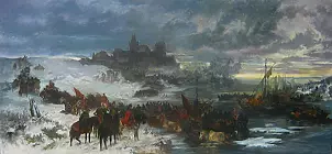 Janusz Kawecki - Czarniecki pod Koldyngą wg J. Brandta