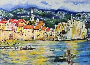 Krystyna Mościszko - Montenegro auf Leinwand