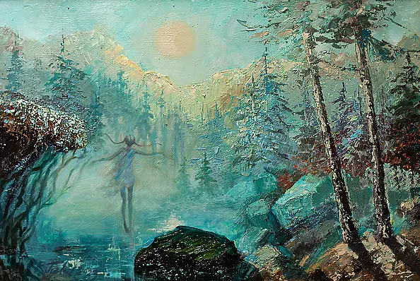 Ryszard Tyszkiewicz - Czarny kamień z cyklu Nokturny karkonoskie