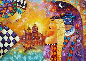 Anna Wach - Time lovers III - evening in Venice