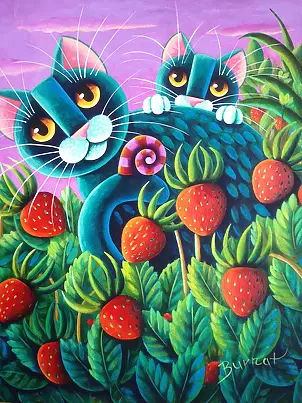 Wiesława Burnat - strawberry time