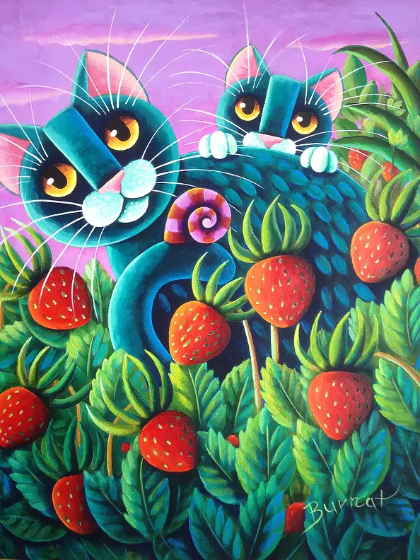 Wiesława Burnat - temps de fraise