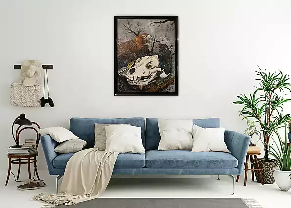 Agnieszka Mantaj - Czaszka wilka i orzeł