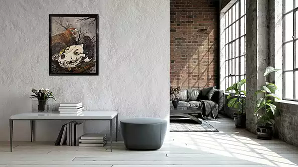 Agnieszka Mantaj - Czaszka wilka i orzeł