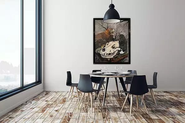 Agnieszka Mantaj - Czaszka wilka i orzeł