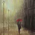 Zofia Świat - red umbrella