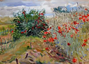 Dorota Goleniewska Szelągowska - Czerwona porzeczka  i maki