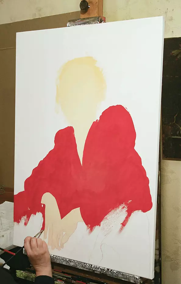 Nataliya Bagatskaya - Red dress