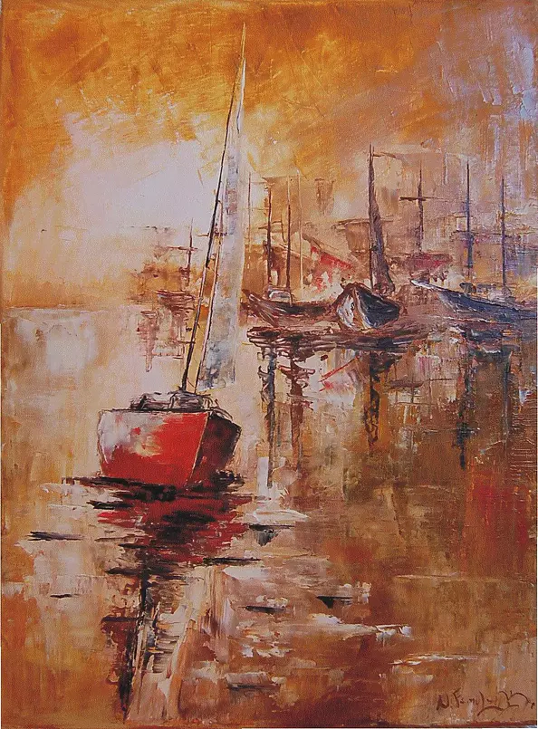 Natalia Famulska - Czerwona żaglówka