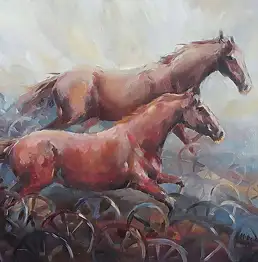 Michalina Derlicka - Czerwone Konie