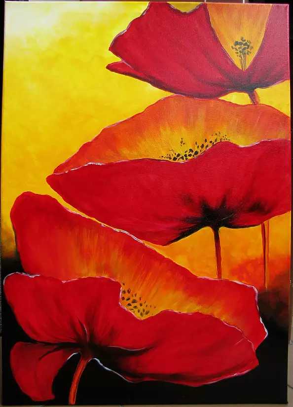 Magdalena Iwanowska - Red poppies