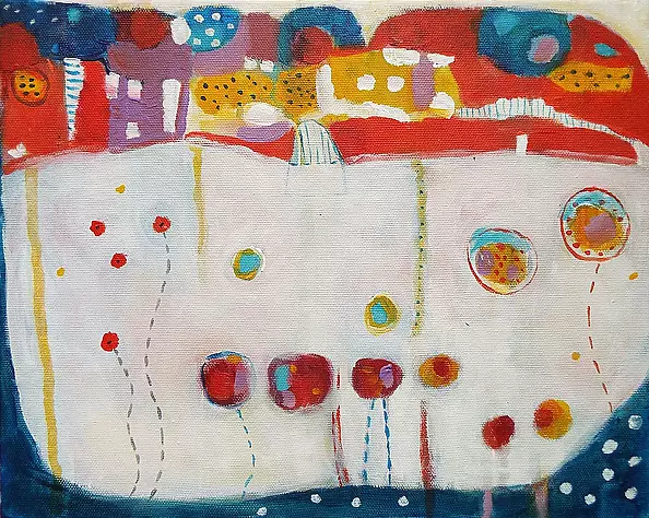 Marlena Rakoczy - red houses