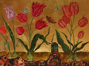 Rita Staszulonok - red door