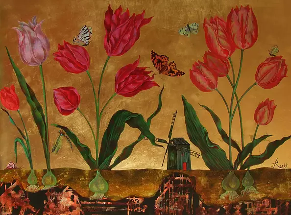 Rita Staszulonok - red door