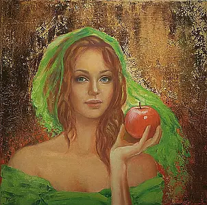 Maria Szymańska - Red apple