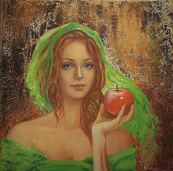 Maria Szymańska - Red apple