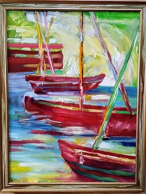 Anna Borcz - Red boats