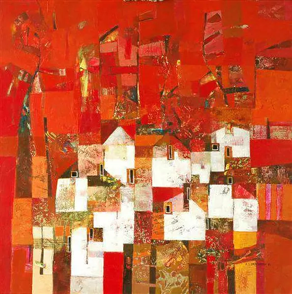 Alicja Słaboń Urbaniak - red town