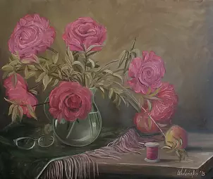 Marta Wideńska - Czerwone piwonie