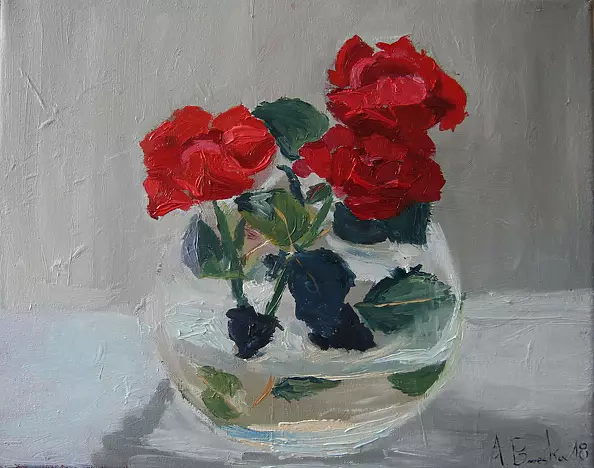 anna brzeska - Red roses