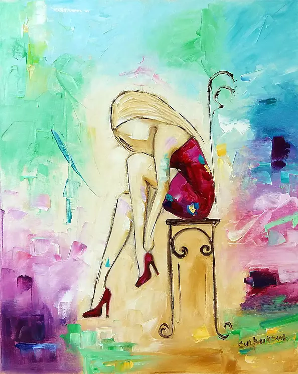 Ewa Boińska - Red heels