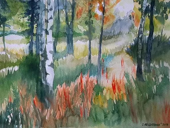 Dorota Kędzierska - Red Grasses