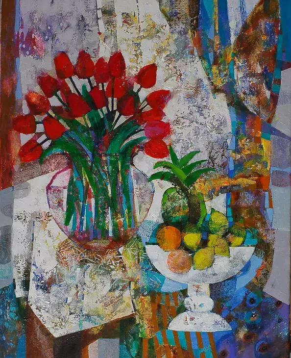 Alicja Słaboń Urbaniak - Czerwone tulipany