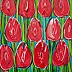 Edward Dwurnik - Red tulips