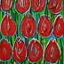 Edward Dwurnik - Tulipes rouges