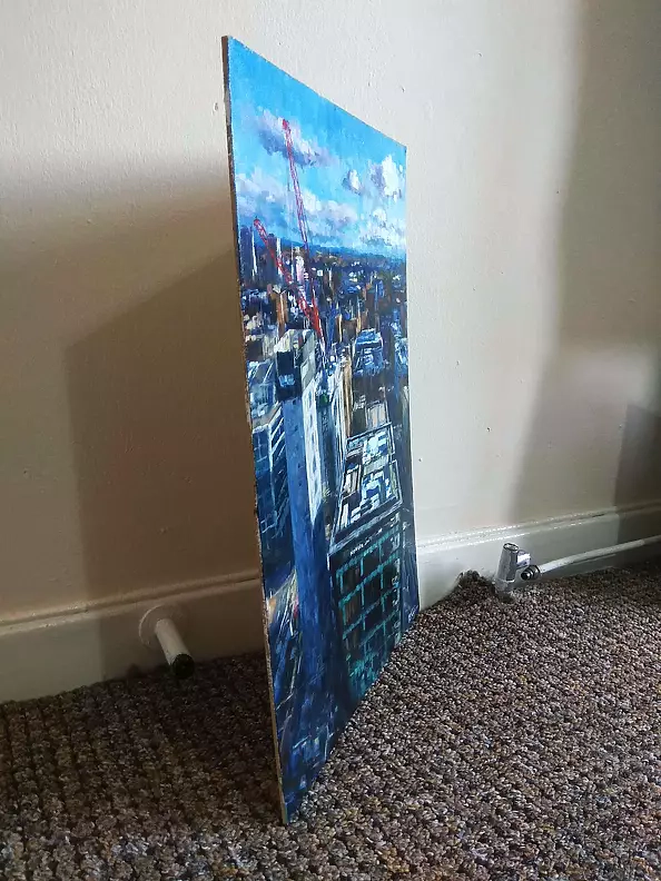 Paweł Kosior - Red cranes over Glasgow