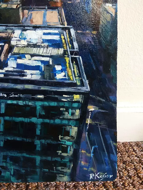 Paweł Kosior - Red cranes over Glasgow