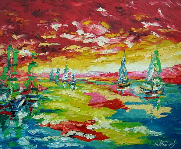 Jerzy Stachura - Red and green