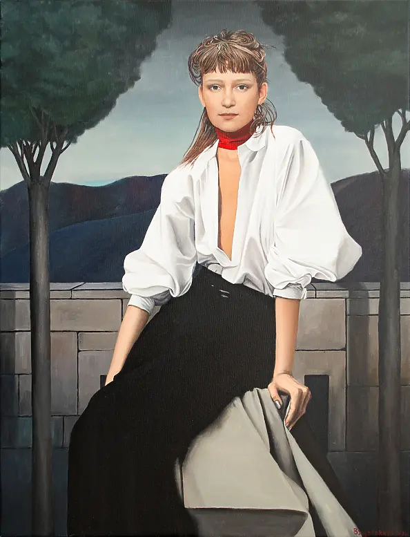 Nataliya Bagatskaya - Red Scarf