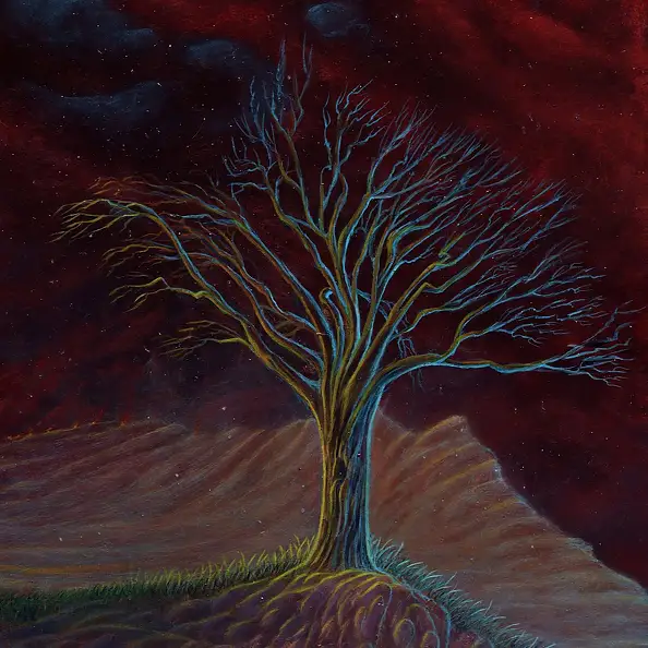 Krzysztof Polaczenko, Czerwony brzeg, Obraz akrylowy - płyta, 80 x 100