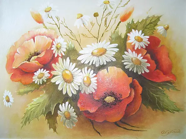 Stanisław Górski - Red poppies