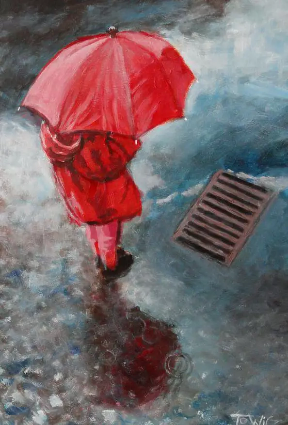 Tomasz Wiczyński - Czerwony parasol