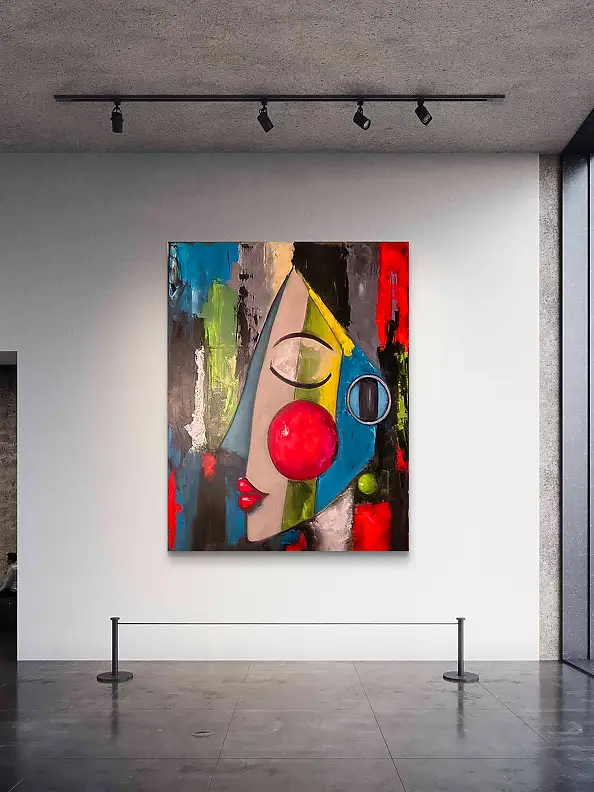 katarzyna nachajska, Secret rouge, Peinture acrylique - toile, 100 x 120